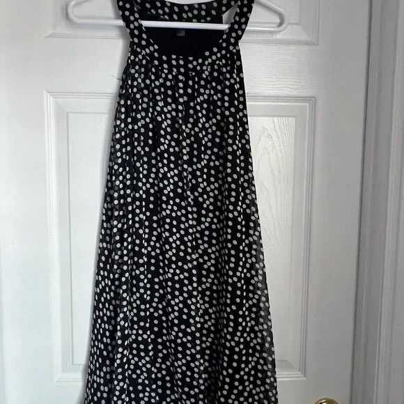 Black and white polka dot dress with baloon bottom Size S - Picture 1 of 6